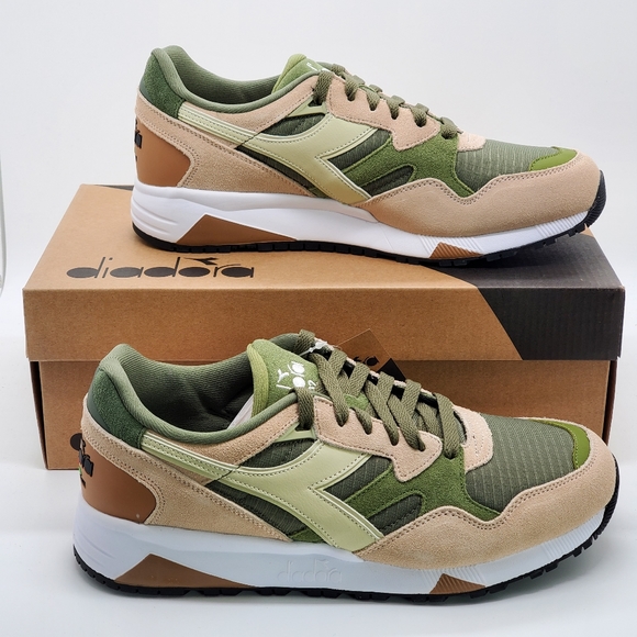 Diadora Calliste Green Olive Sneaker Shoes Sz 9 Mens New - Picture 4 of 10